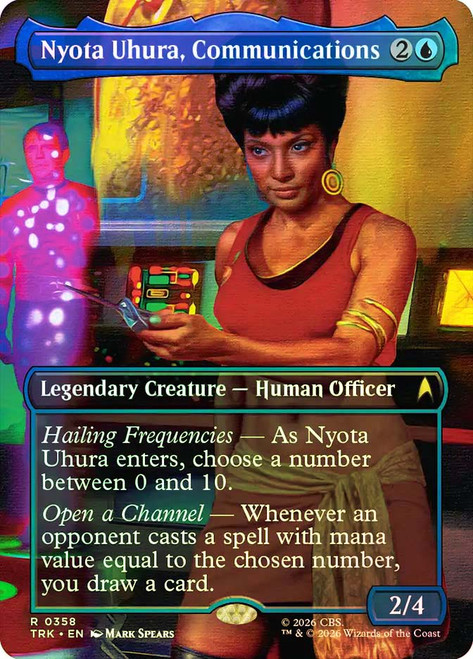 Nyota Uhura, Communications
Star Trek
Single
Magic: The Gathering