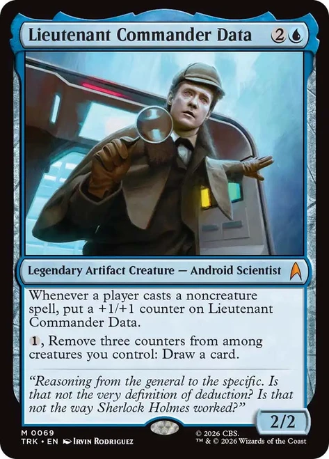 Lieutenant Commander Data
Star Trek
Single
Magic: The Gathering