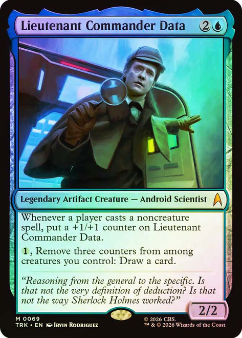 Lieutenant Commander Data
Star Trek
Single
Magic: The Gathering