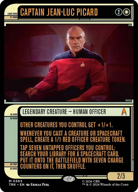 Captain Jean-Luc Picard
Star Trek
Single
Magic: The Gathering
