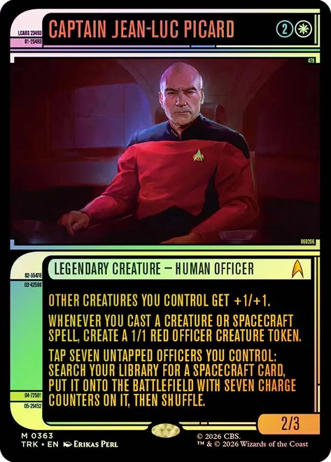 Captain Jean-Luc Picard
Star Trek
Single
Magic: The Gathering