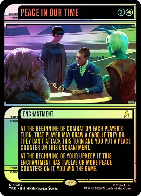 Peace in Our TIme
Star Trek
Single
Magic: The Gathering