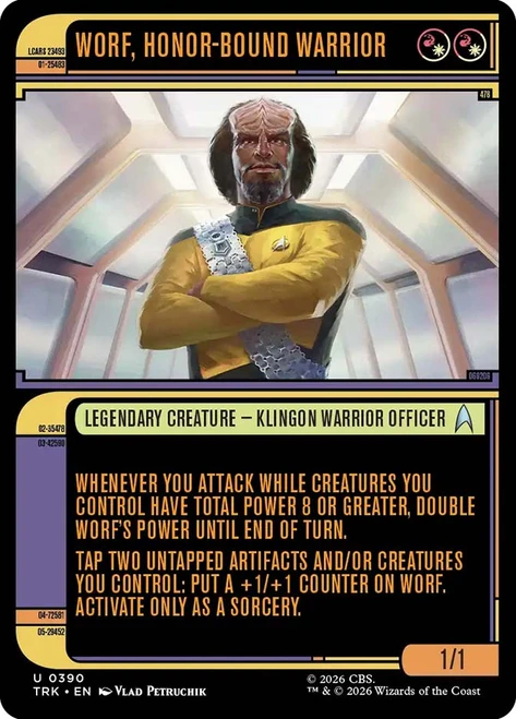 Worf, Honor-Bound Warrior
Star Trek
Single
Magic: The Gathering