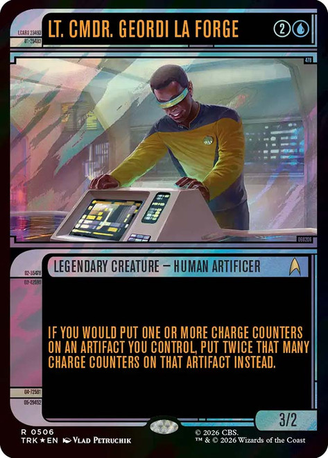 Lt. Cmdr. Geordi La Forge
Star Trek
Single
Magic: The Gathering