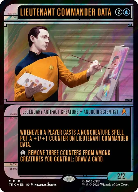 Lieutenant Commander Data
Star Trek
Single
Magic: The Gathering