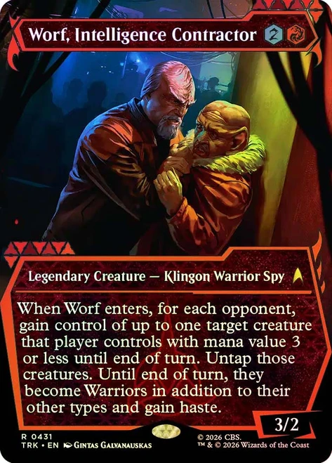 Worf, Intelligence Contractor
Star Trek
Single
Magic: The Gathering