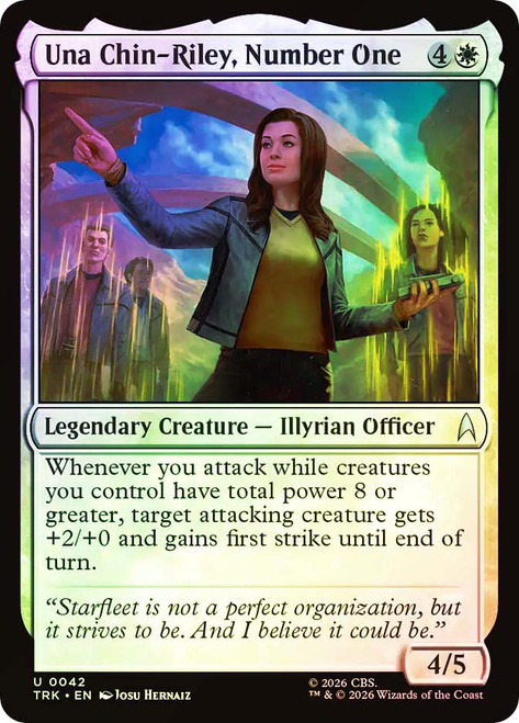 Una Chin-Riley, Number One
Star Trek
Single
Magic: The Gathering