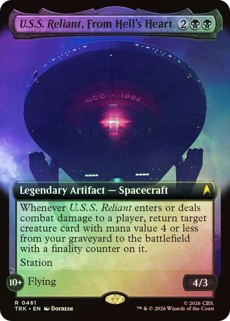 U.S.S. Reliant, From Hell's Heart
Star Trek
Single
Magic: The Gathering