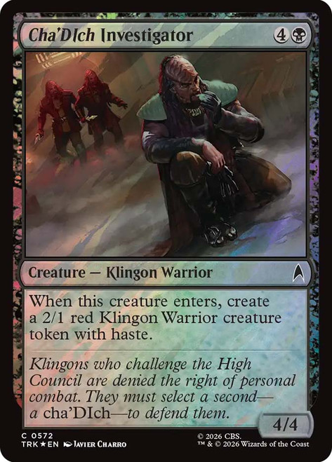 Cha'DIch Investigator
Star Trek
Single
Magic: The Gathering