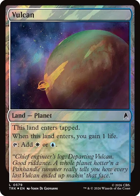 Vulcan
Star Trek
Single
Magic: The Gathering
