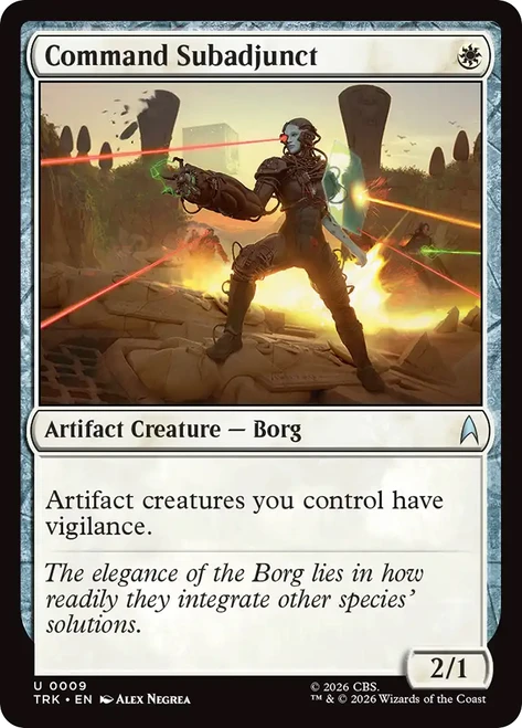 Command Subadjunct
Star Trek
Single
Magic: The Gathering