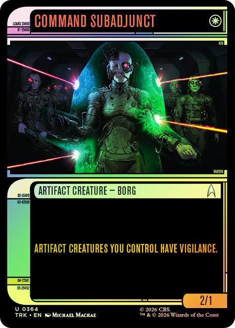 Command Subadjunct
Star Trek
Single
Magic: The Gathering