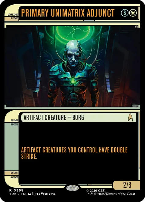 Primary Unimatrix Adjunct
Star Trek
Single
Magic: The Gathering