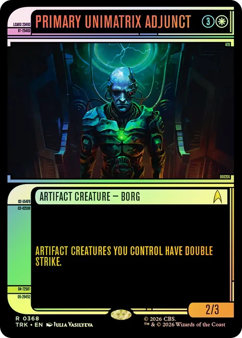 Primary Unimatrix Adjunct
Star Trek
Single
Magic: The Gathering