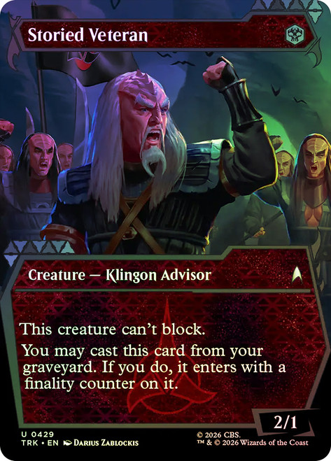 Storied Veteran
Star Trek
Single
Magic: The Gathering