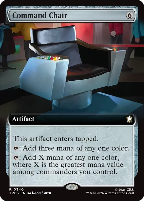 Command Chair
Star Trek Commander
Single
Magic: The Gathering