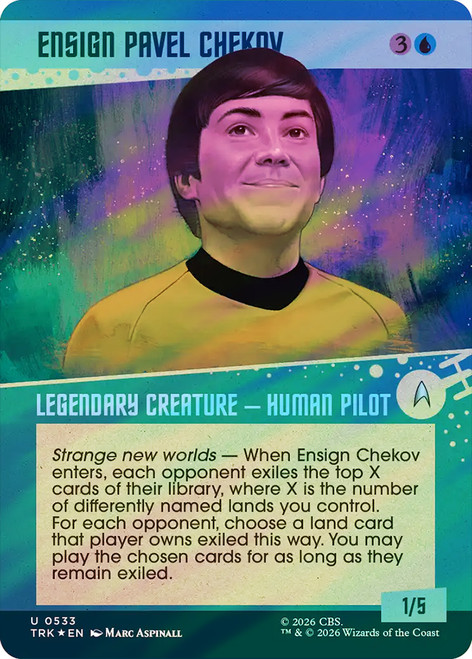 Ensign Pavel Chekov
Star Trek
Single
Magic: The Gathering