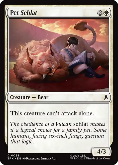 Pet Sehlat
Star Trek
Single
Magic: The Gathering