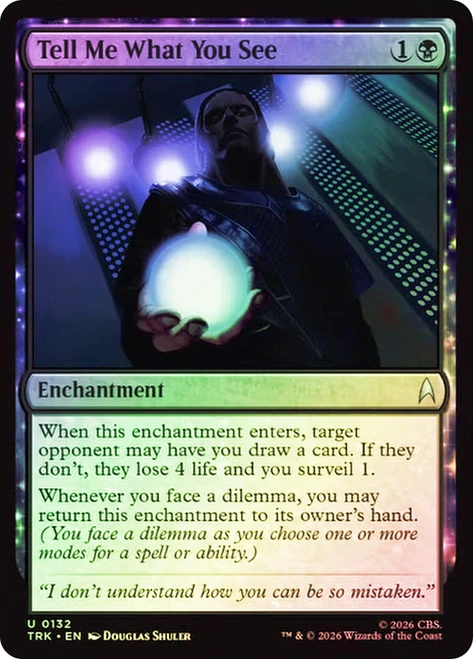 Tell Me What You See
Star Trek
Single
Magic: The Gathering