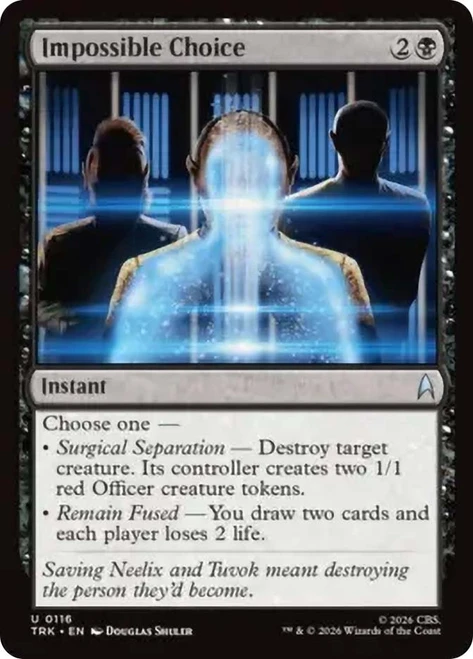 Impossible Choice
Star Trek
Single
Magic: The Gathering