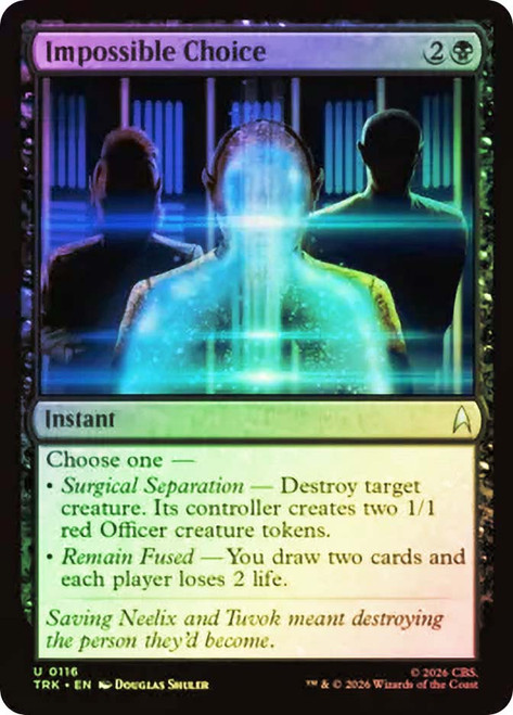 Impossible Choice
Star Trek
Single
Magic: The Gathering