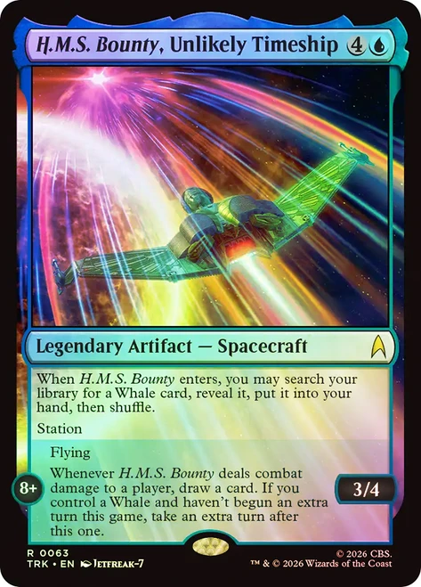 H.M.S. Bounty, Unlikely Timeship
Star Trek
Single
Magic: The Gathering