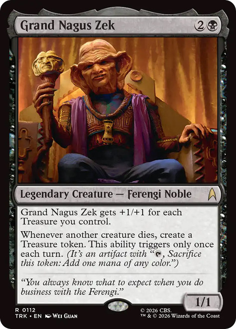 Grand Nagus Zek
Star Trek
Single
Magic: The Gathering
