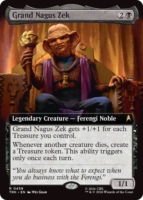 Grand Nagus Zek
Star Trek
Single
Magic: The Gathering
