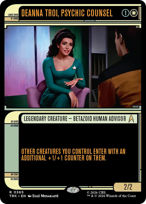 Deanna Troi, Psychic Counsel
Star Trek
Single
Magic: The Gathering