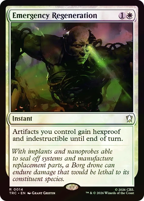 Emergency Regeneration
Star Trek Commander
Single
Magic: The Gathering