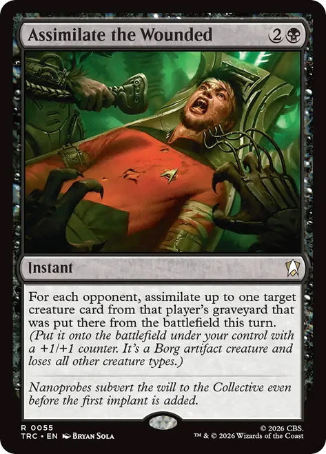 Assimilate the Wounded
Star Trek Commander
Single
Magic: The Gathering