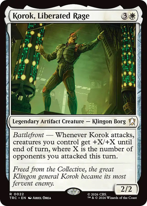 Korok, Liberated Rage
Star Trek Commander
Single
Magic: The Gathering