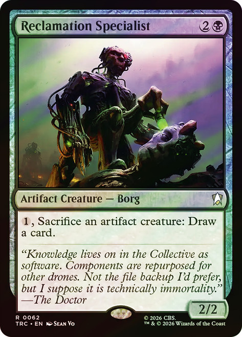 Reclamation Specialist
Star Trek Commander
Single
Magic: The Gathering