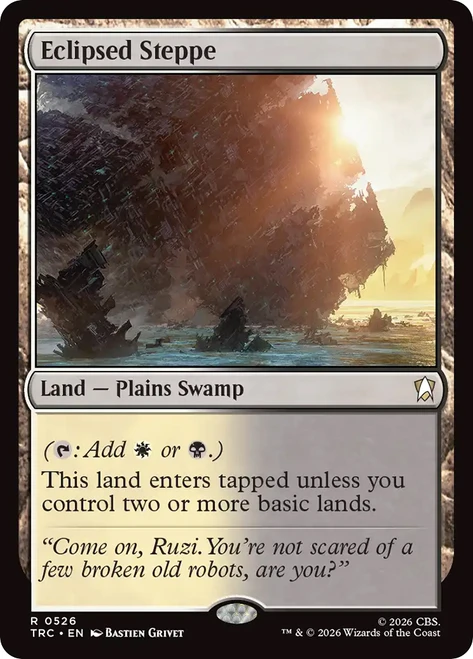 Eclipsed Steppe
Star Trek Commander
Single
Magic: The Gathering