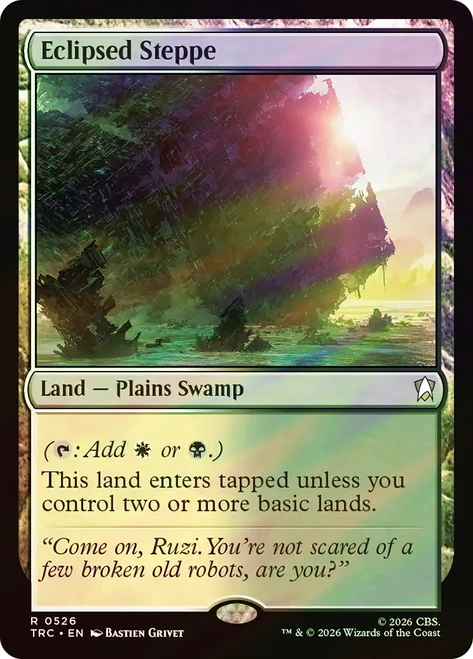Eclipsed Steppe
Star Trek Commander
Single
Magic: The Gathering