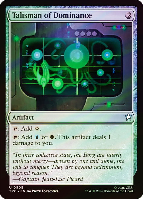 Talisman of Dominance
Star Trek Commander
Single
Magic: The Gathering