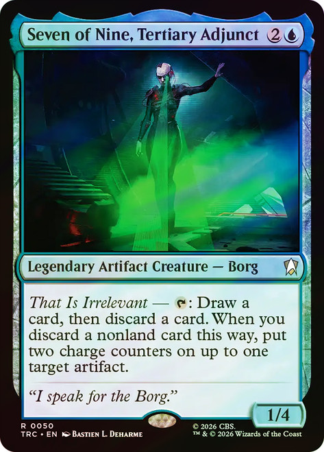 Seven of Nine, Tertiary Adjunct
Star Trek Commander
Single
Magic: The Gathering