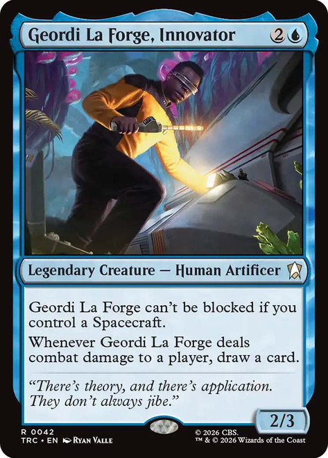 Geordi La Forge, Innovator
Star Trek Commander
Single
Magic: The Gathering