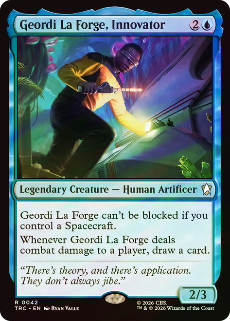 Geordi La Forge, Innovator
Star Trek Commander
Single
Magic: The Gathering