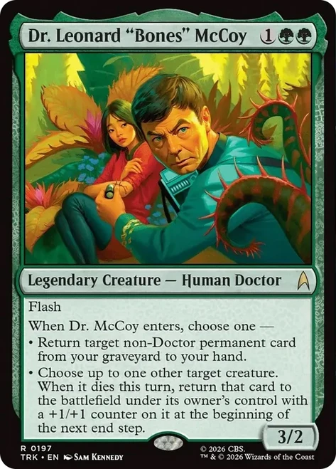 Dr. Leonard "Bones" McCoy
Star Trek
Single
Magic: The Gathering