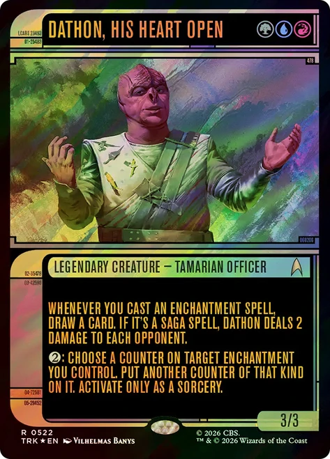 Dathon, His Heart Open
Star Trek
Single
Magic: The Gathering