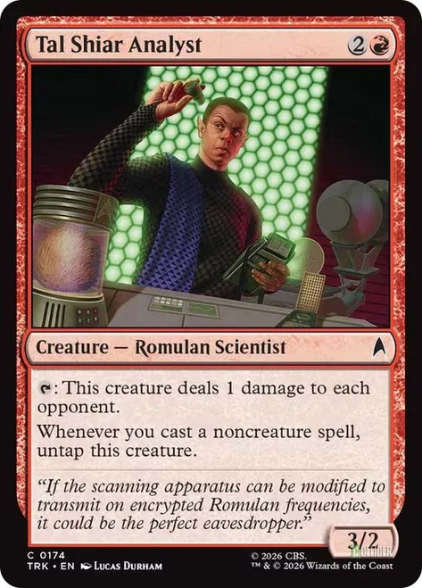 Tal Shiar Analyst
Star Trek
Single
Magic: The Gathering