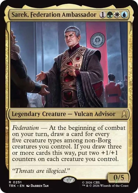 Sarek, Federation Ambassador
Star Trek
Single
Magic: The Gathering