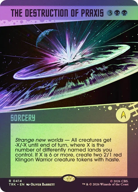 The Destruction of Praxis
Star Trek
Single
Magic: The Gathering