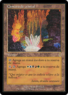 Crystal Quarry
Odyssey - Spanish
Single
Magic The Gathering