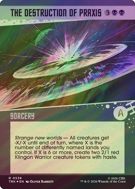 The Destruction of Praxis
Star Trek
Single
Magic: The Gathering
