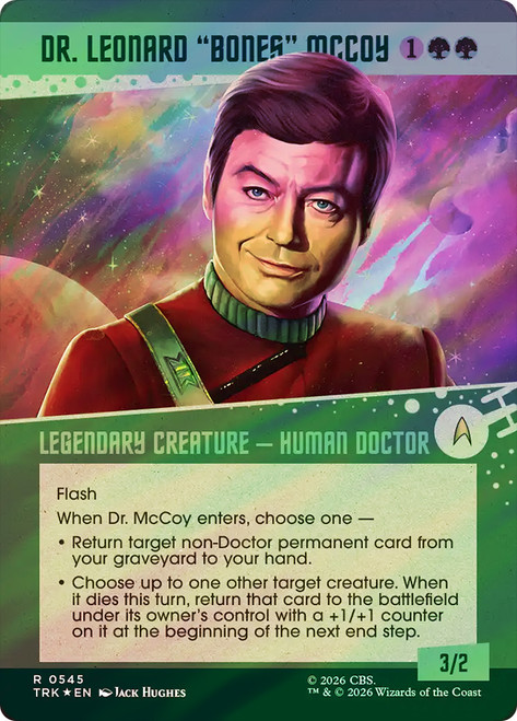 Dr. Leonard "Bones" McCoy
Star Trek
Single
Magic: The Gathering