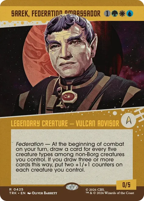Sarek, Federation Ambassador
Star Trek
Single
Magic: The Gathering