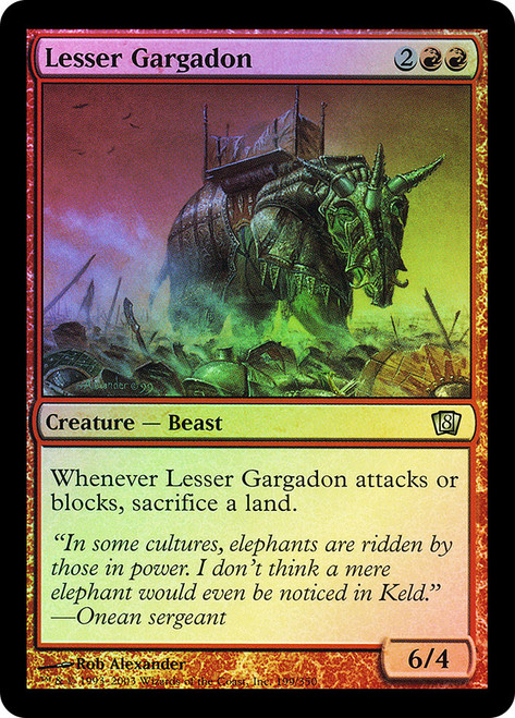 Lesser Gargadon\n8th Edition\nSingle\nMagic The Gathering