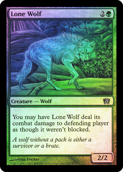 Lone Wolf\n8th Edition\nSingle\nMagic The Gathering